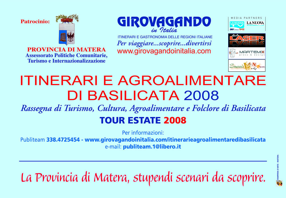 Itinerari e Agroalimentare 2008